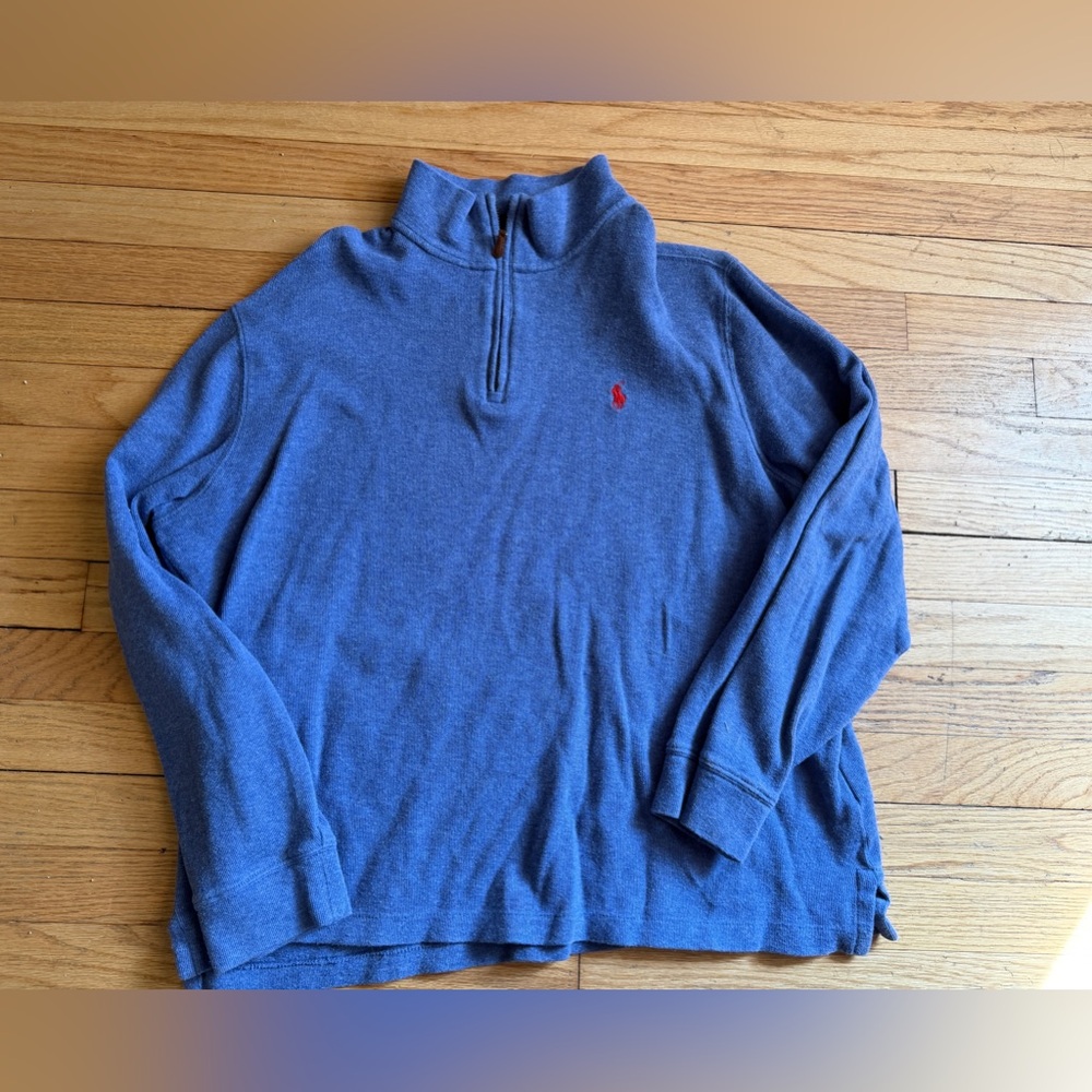 Ralph Lauren Polo Estate Rib Knit Sweater in Blue Men’s Large